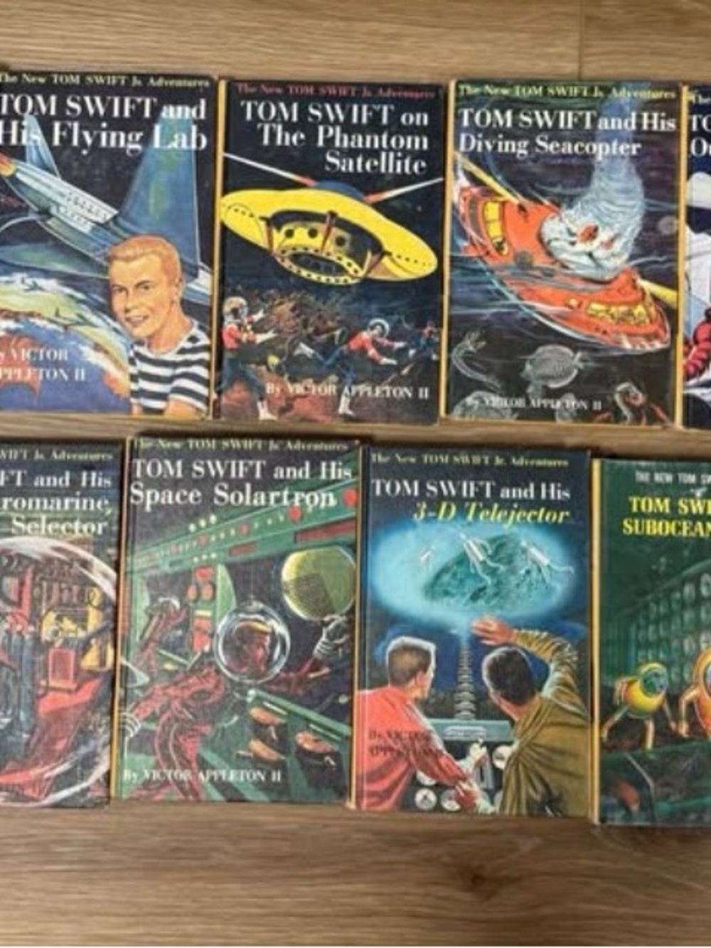 Vintage Tom Swift Jr. Hardcover Lot | 15 Books | 1950s-60s Sci-Fi